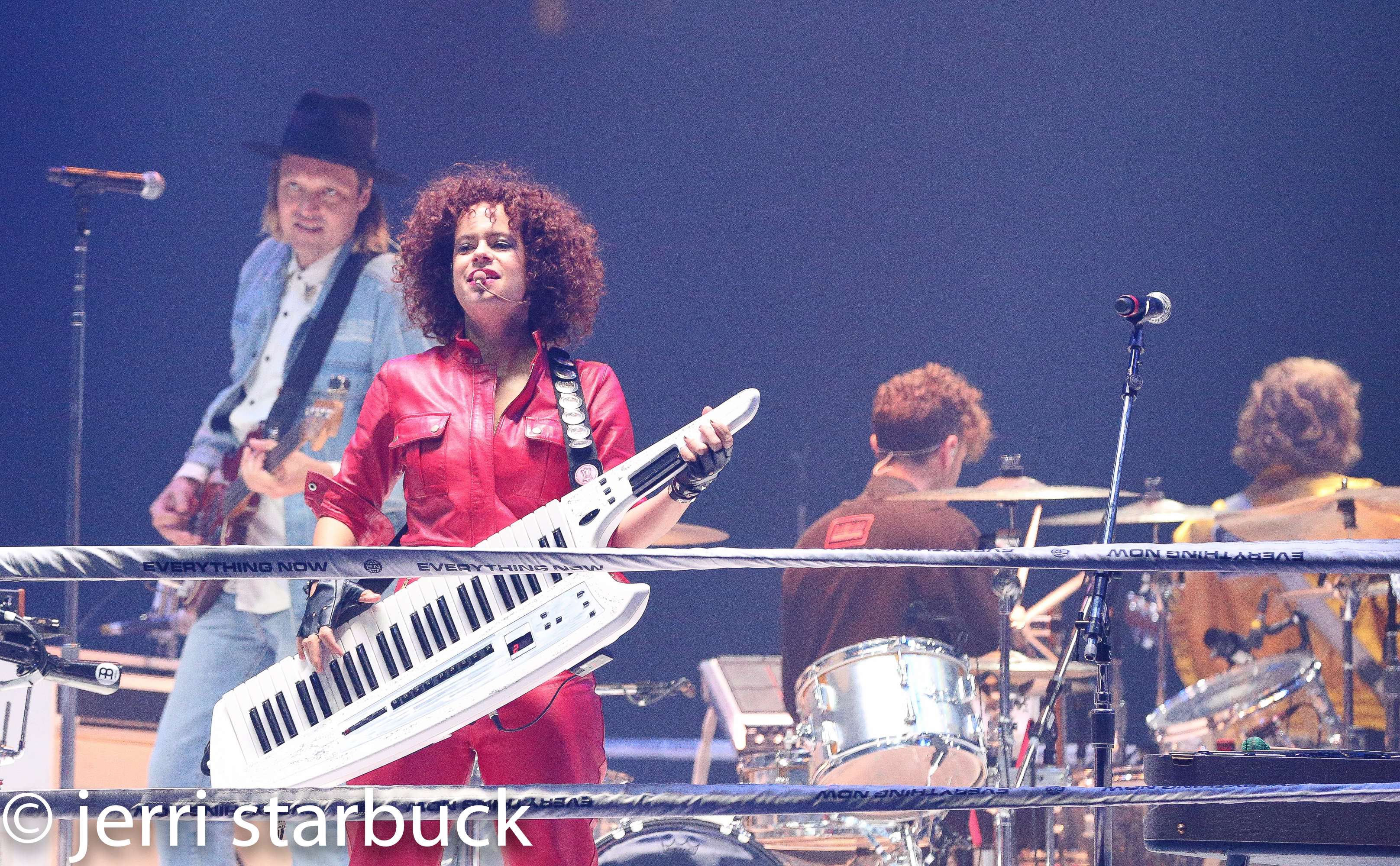 Arcade Fire Boxes in Austin on Everything Now Tour